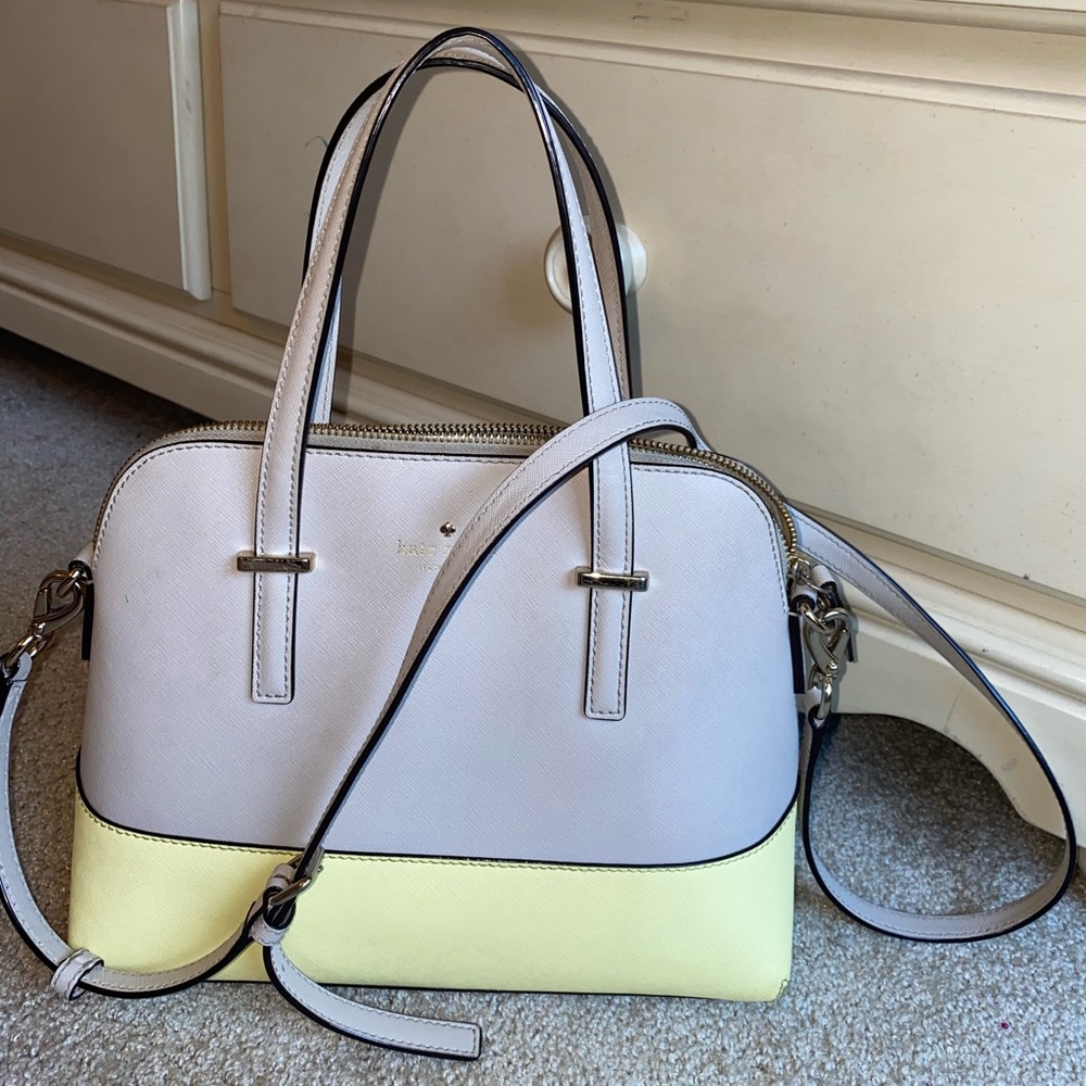 **AUTHENTIC** Kate Spade purse. Tan/ yellow.